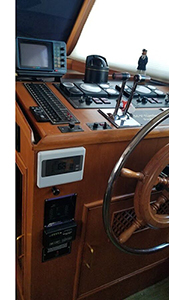 Inside the Lombardi Yacht equipped with 2GIG GC3 System