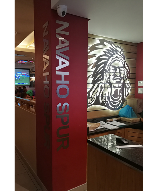 Navaho Spur Inside Sign